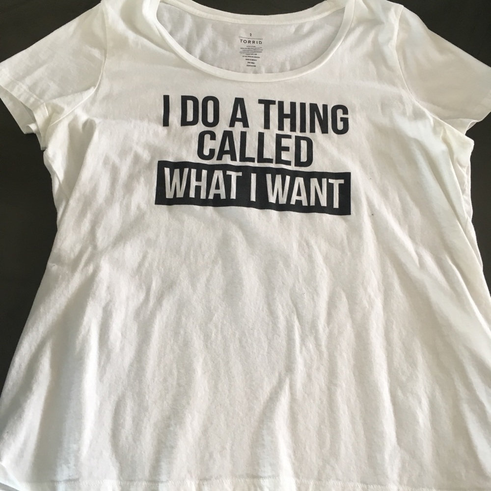 2 Torrid graphic summer tees